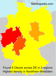 Surname Olszok in Germany