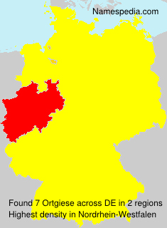 Surname Ortgiese in Germany Surname Ortgiese in Germany
