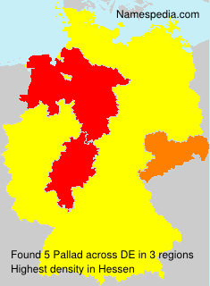 Surname Pallad in Germany