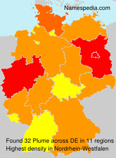 Surname Plume in Germany