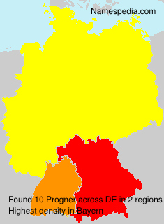 Surname Progner in Germany Surname Progner in Germany