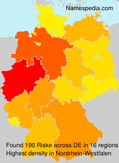 Surname Riske in Germany