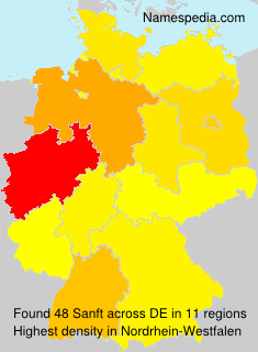 Surname Sanft in Germany
