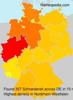 Surname Schneidereit in Germany