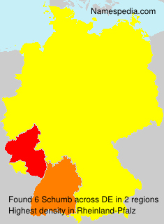 Surname Schumb in Germany