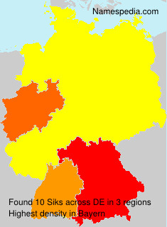 Surname Siks in Germany