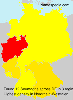 Surname Soumagne in Germany