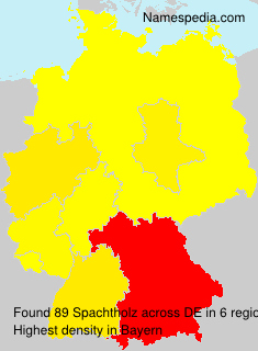 Surname Spachtholz in Germany