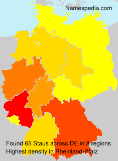 Surname Staus in Germany