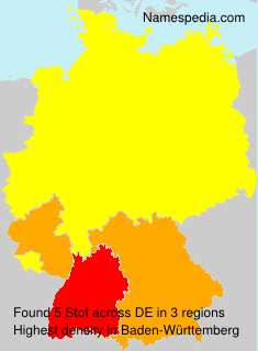 Surname Stof in Germany Surname Stof in Germany