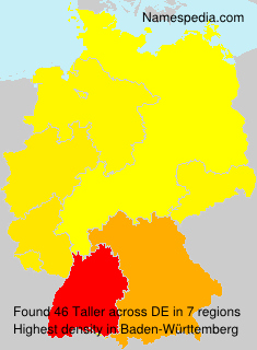 Surname Taller in Germany
