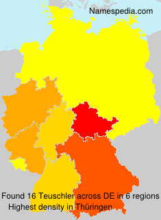 Surname Teuschler in Germany