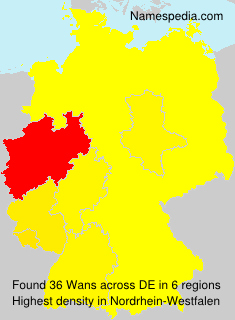 Surname Wans in Germany