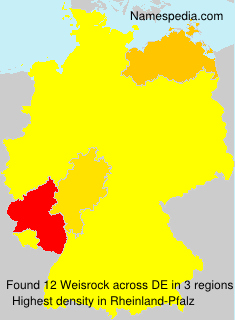 Surname Weisrock in Germany