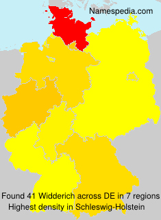 Surname Widderich in Germany