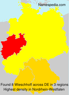 Surname Wieschhoff in Germany