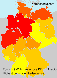 Surname Wittchow in Germany