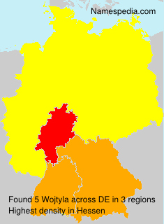 Surname Wojtyla in Germany