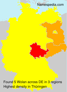 Surname Wolan in Germany