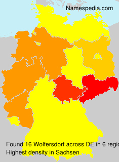 Surname Wolfersdorf in Germany