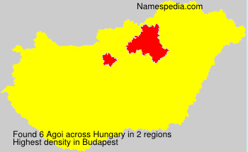 Surname Agoi in Hungary