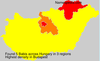 Surname Babis in Hungary