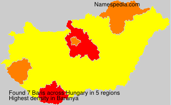 Surname Baris in Hungary