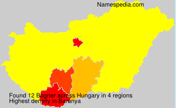 Surname Bogner in Hungary