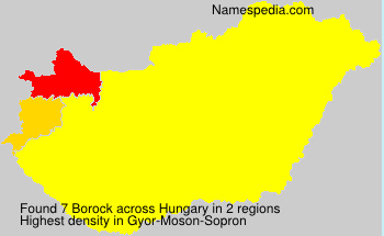 Surname Borock in Hungary Surname Borock in Hungary