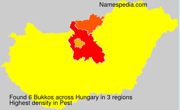 Surname Bukkos in Hungary