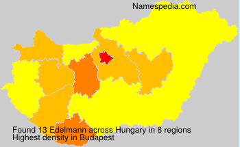 Surname Edelmann in Hungary