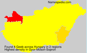 Surname Geeb in Hungary