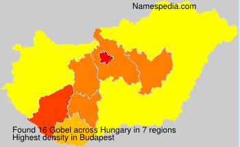 Surname Gobel in Hungary