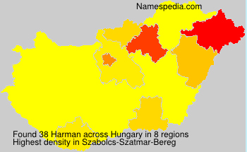 Surname Harman in Hungary