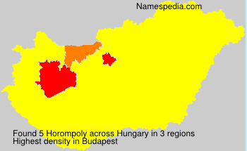 Surname Horompoly in Hungary Surname Horompoly in Hungary