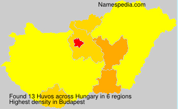 Surname Huvos in Hungary