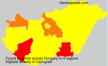 Surname Janine in Hungary