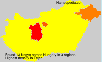 Surname Kegye in Hungary