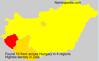 Surname Kem in Hungary