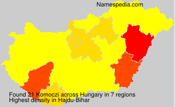 Surname Komoczi in Hungary Surname Komoczi in Hungary