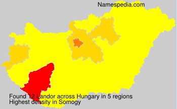 Surname Landor in Hungary