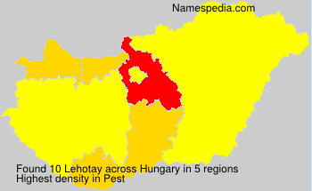 Surname Lehotay in Hungary Surname Lehotay in Hungary