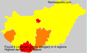 Surname Lindinger in Hungary