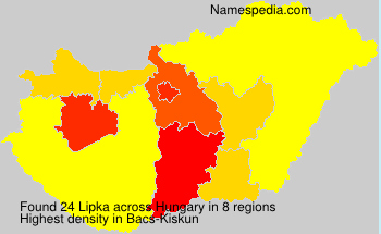 Surname Lipka in Hungary