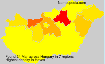 Surname Mar in Hungary
