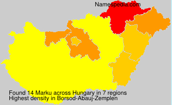 Surname Marku in Hungary