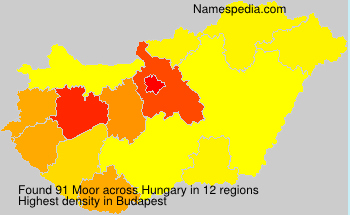 Surname Moor in Hungary