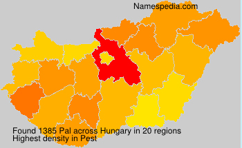 Surname Pal in Hungary