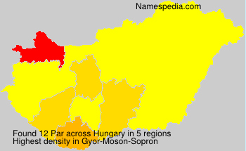 Surname Par in Hungary