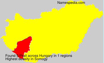 Surname Prait in Hungary